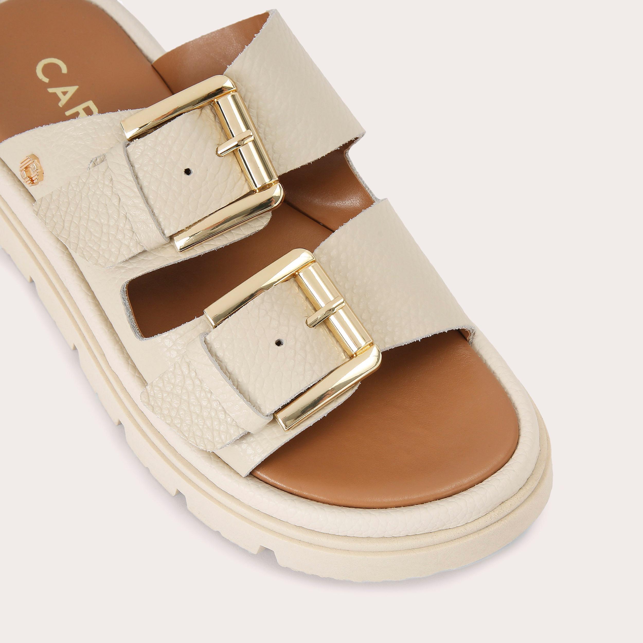 Pavilion — Bone Leather Buckle Sandal, view 5