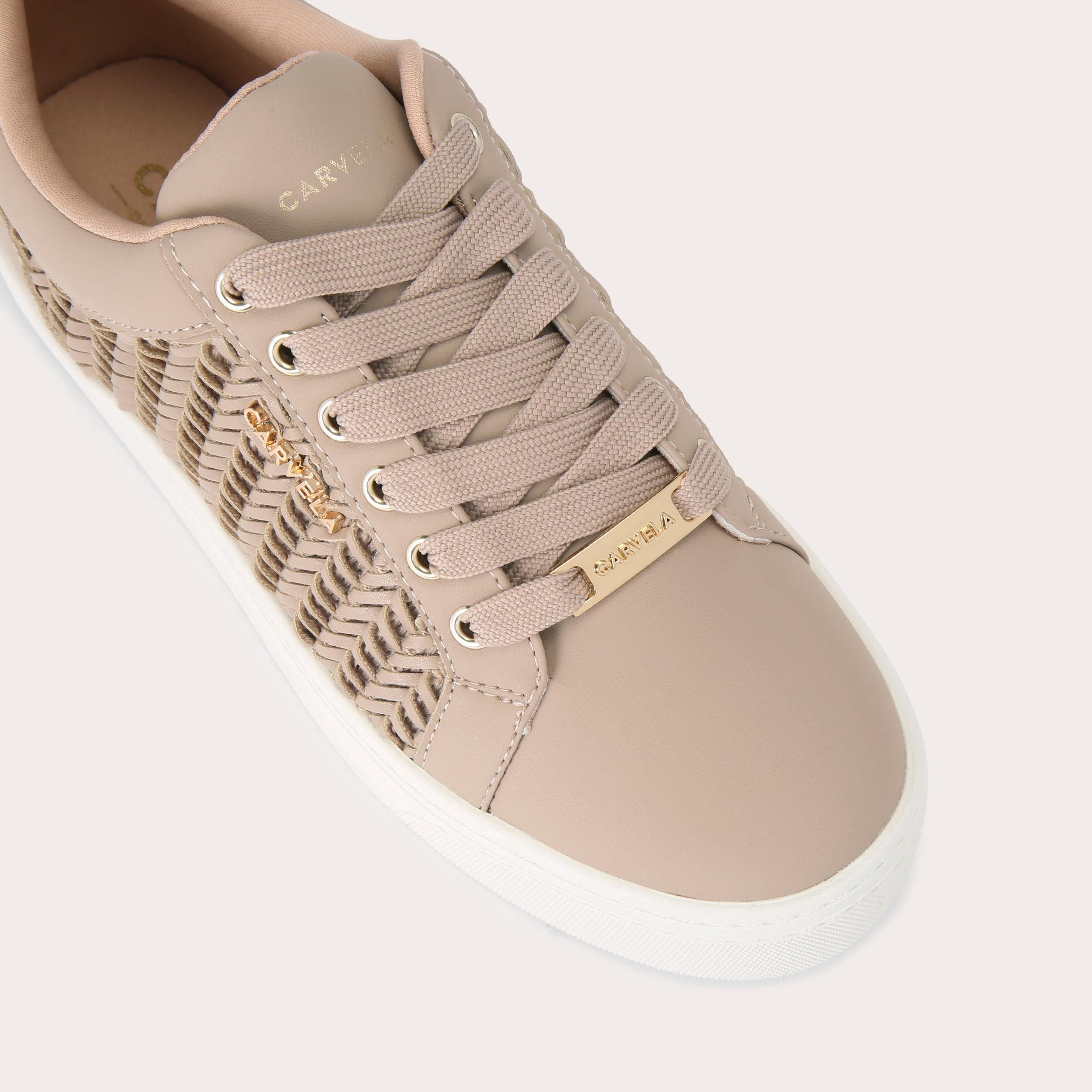 Sardinia — Taupe Synthetic Trainer, view 5