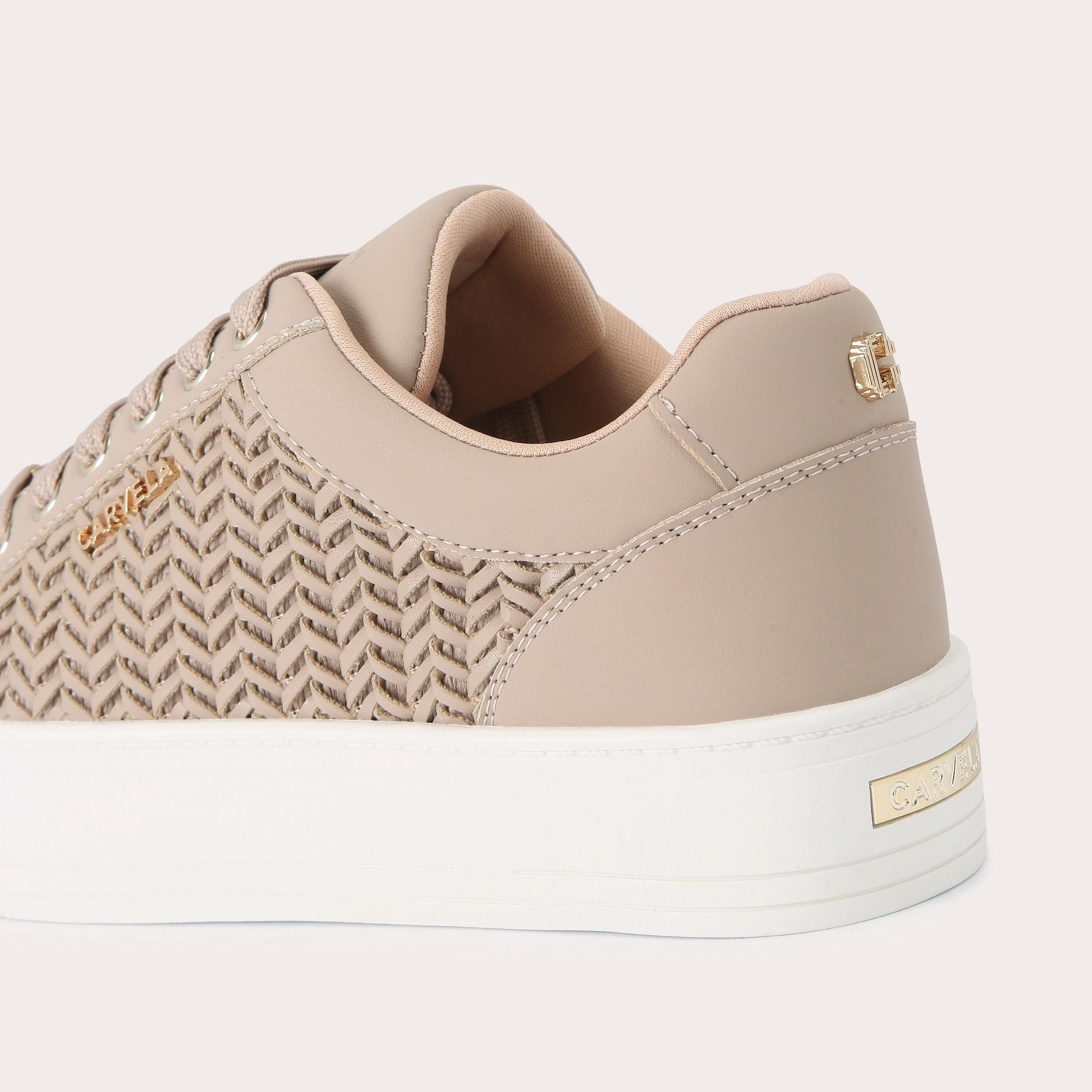 Sardinia — Taupe Synthetic Trainer, detail