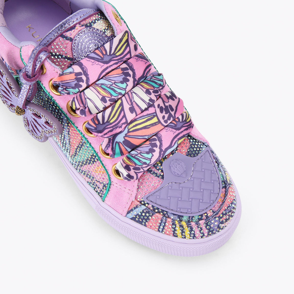 Southbank — Lilac Butterfly Print Sneaker, view 5
