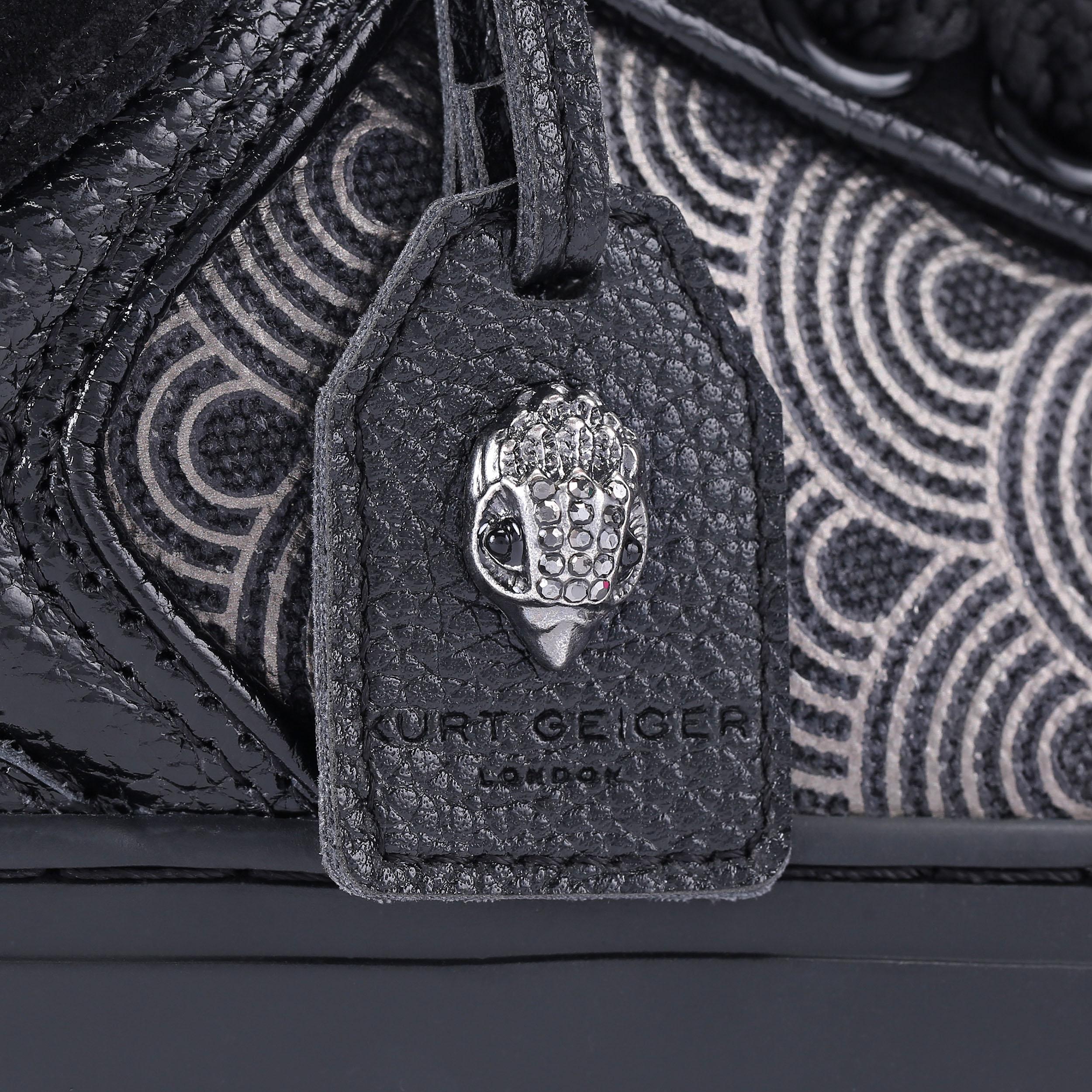 Southbank Tag — Black Fabric Sneaker, view 6