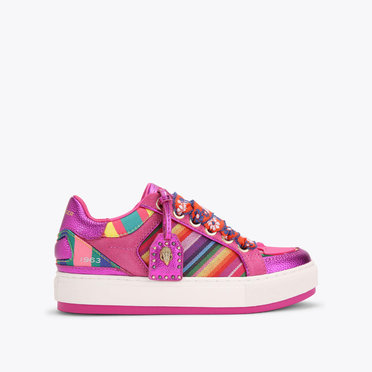 Southbank Tag — Pink Multicolour Sneaker, side profile