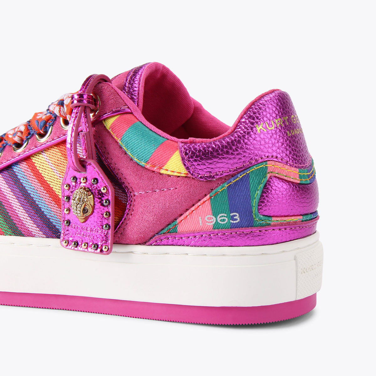 Southbank Tag — Pink Multicolour Sneaker, detail