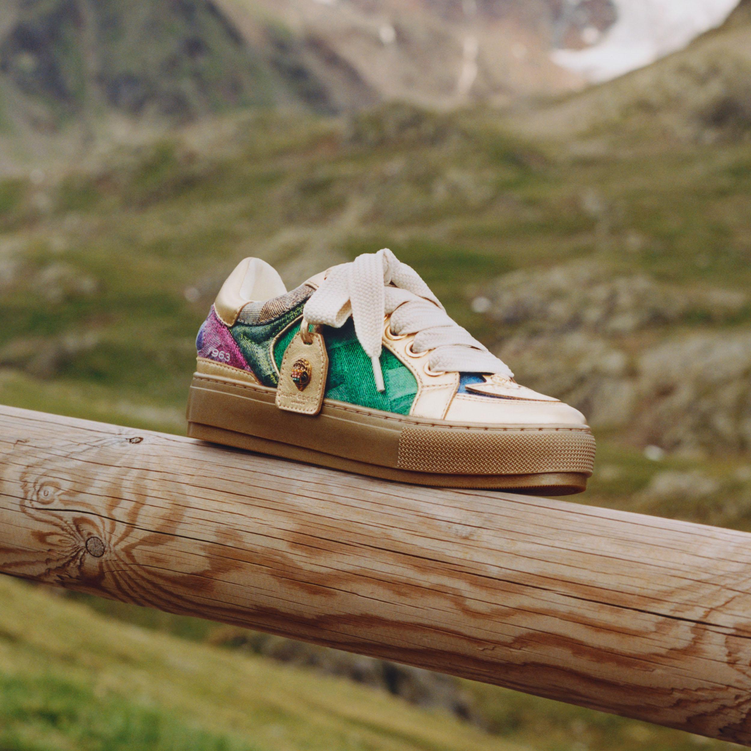 Southbank Tag — Multicolour Denim Sneaker, view 7