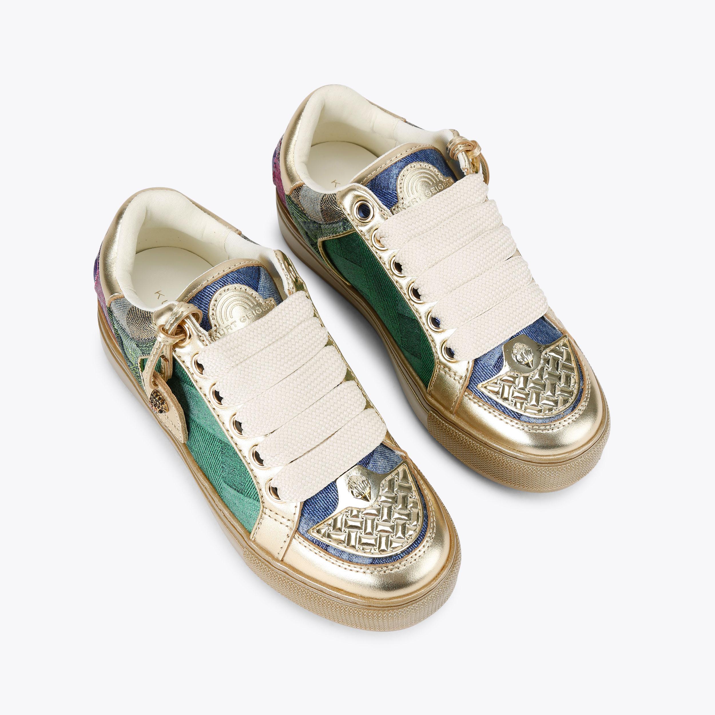 Southbank Tag — Multicolour Denim Sneaker, view 4