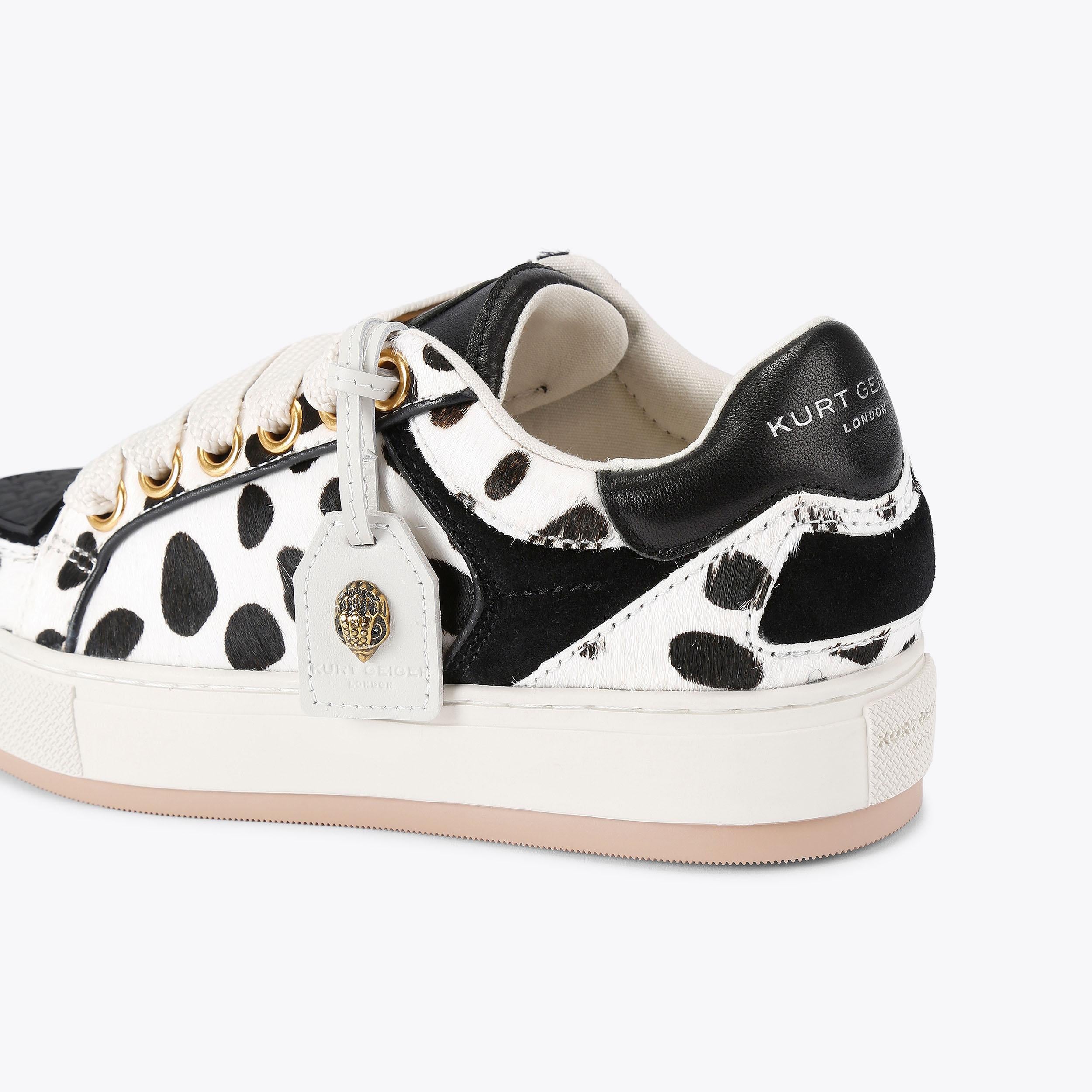 Southbank Tag — Black and White Spotted Sneaker, detail