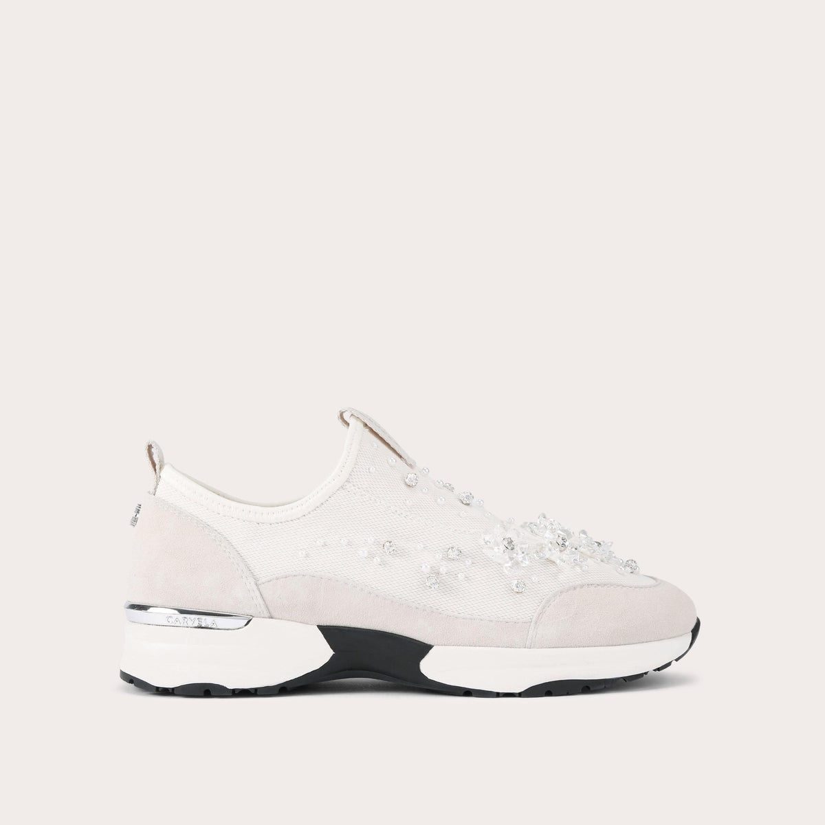 Tempo Jewel — Bone Mesh Trainer, side profile