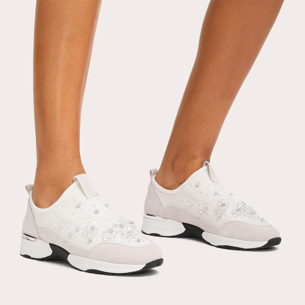 Tempo Jewel — Bone Mesh Trainer, worn on foot