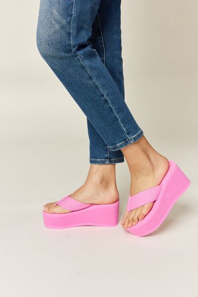 Open Toe Platform Wedge Sandals